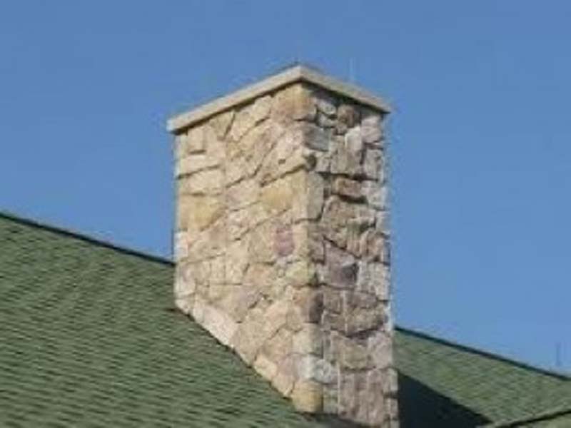 Chimney for a new fireplace in Clarence, NY