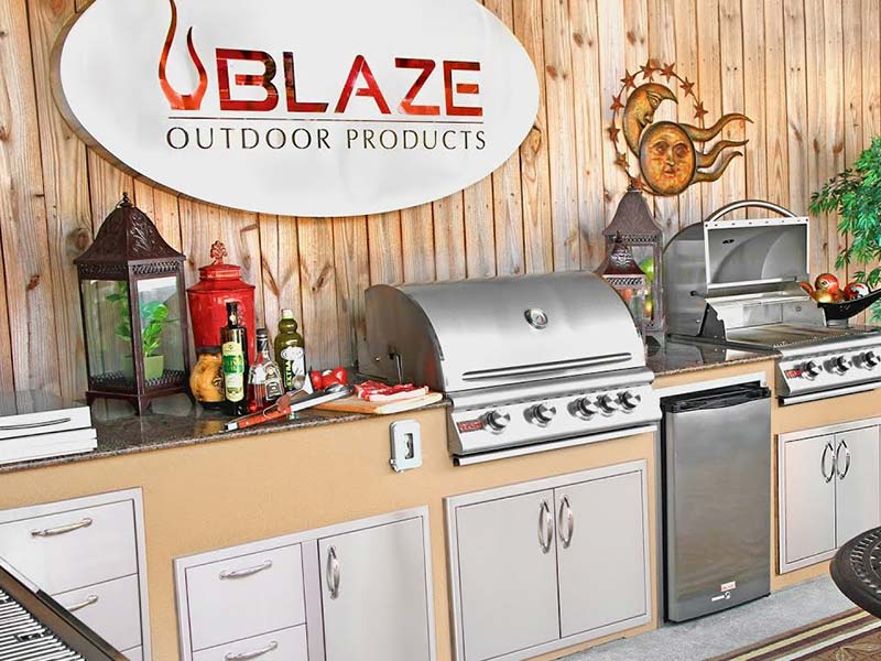 Outdoor grill products by Blaze