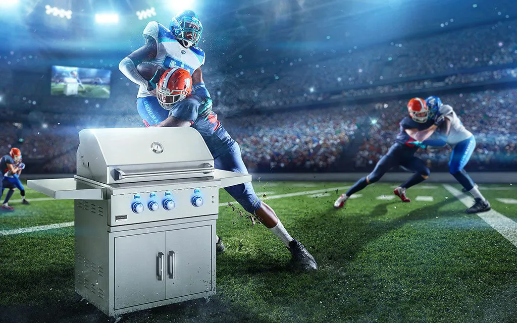 Broilmaster Grills Football Ad